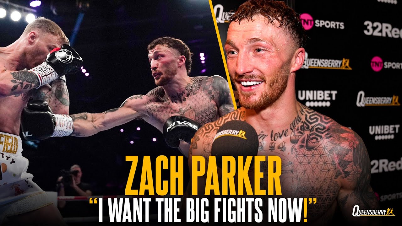 “I want the big fights now!” | Ecstatic Zach Parker following explosive 4th round KO