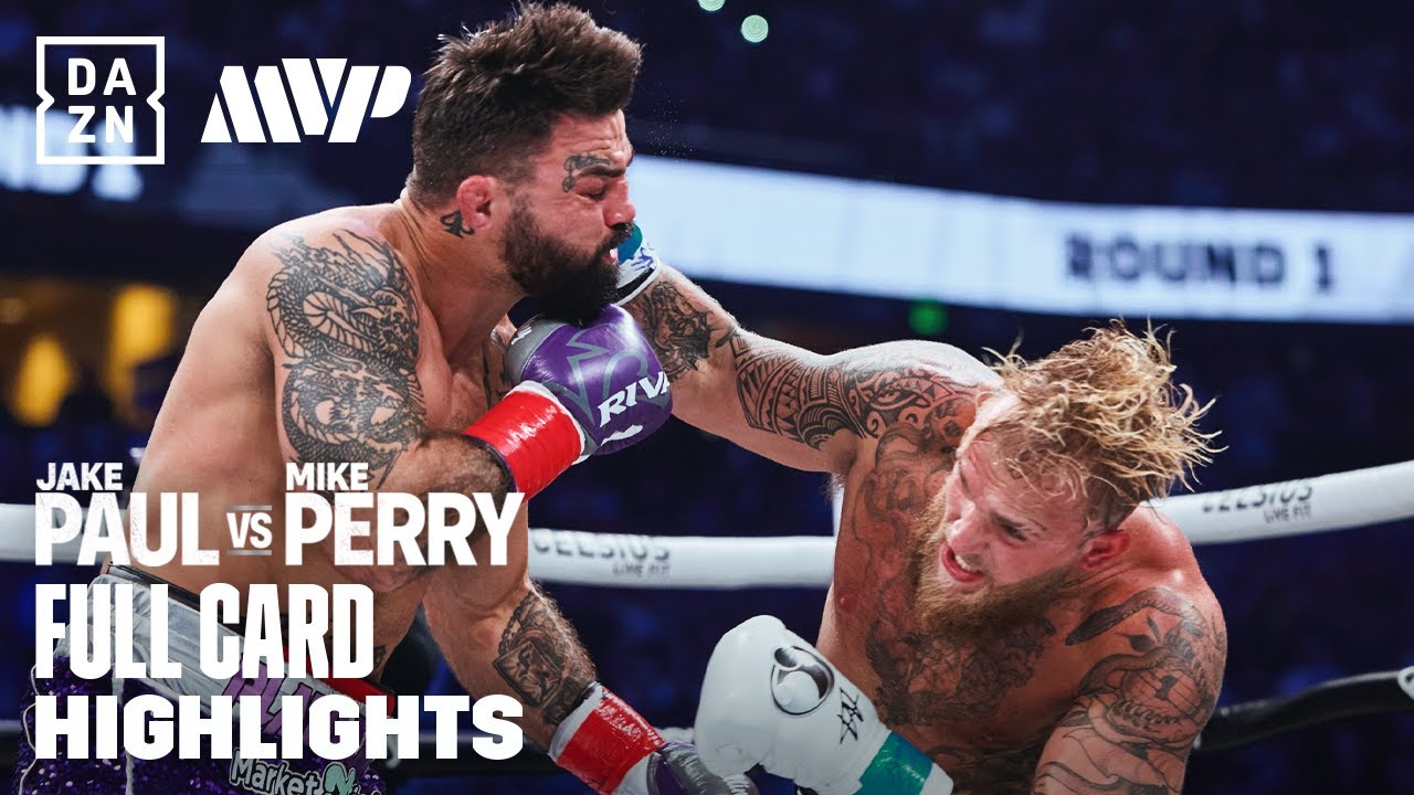 FULL CARD HIGHLIGHTS | JAKE PAUL VS MIKE PERRY