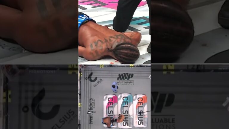 Ashton Sylve got SLEPT 😳 #boxing #shorts