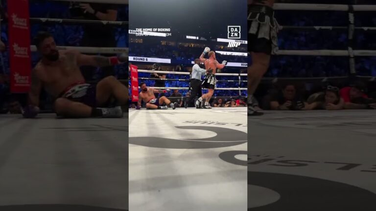 JAKE PAUL STOPS MIKE PERRY‼️🥊💣