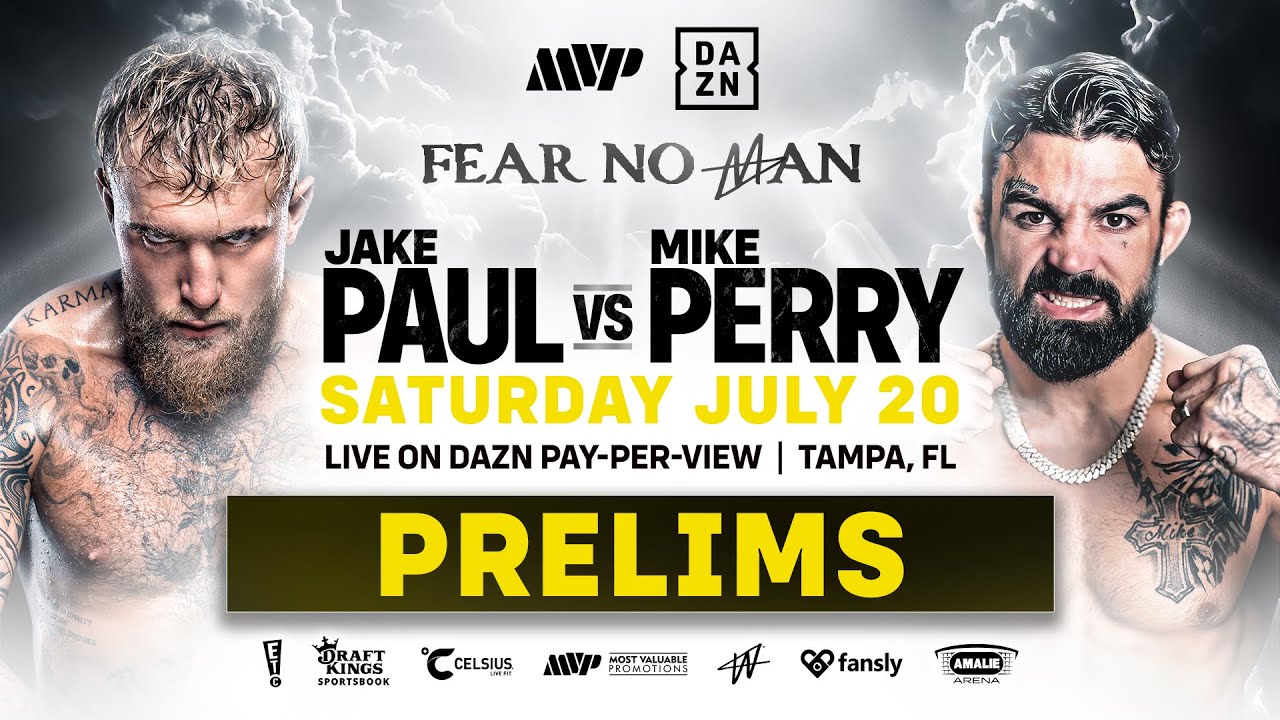 JAKE PAUL VS. MIKE PERRY PRELIMS LIVESTREAM