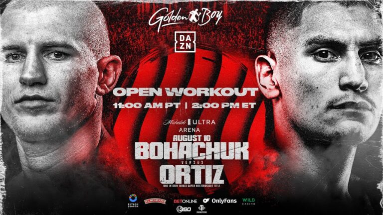 Serhii Bohachuk vs. Vergil Ortiz Jr. | OPEN WORKOUT