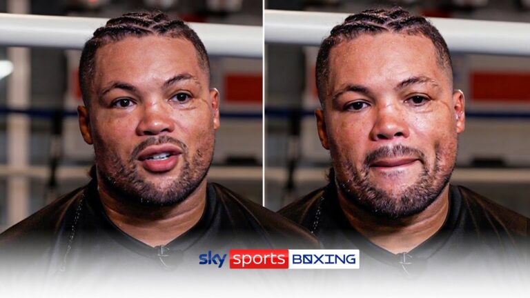 “MOVE ON!” 😤 | Joe Joyce snaps back in awkward exchange ahead of Chisora fight