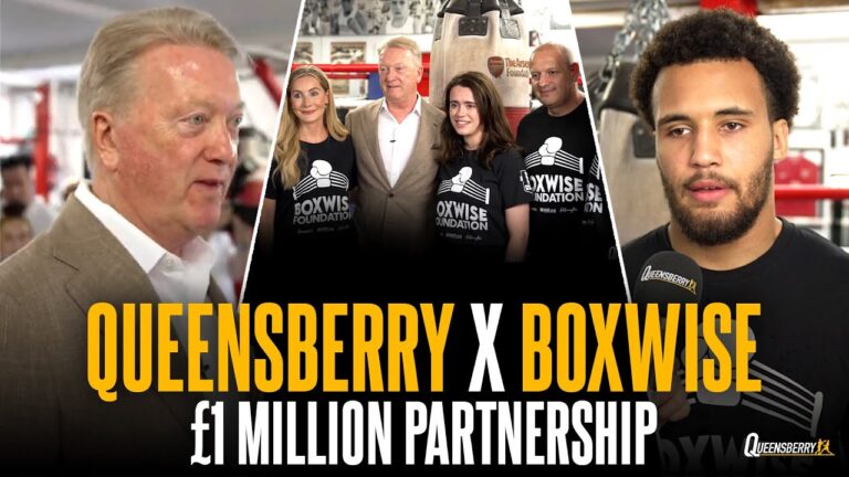Queensberry commit Â£1 MILLION to BoxWise 🤝 | Frank Warren, Moses Itauma + more!