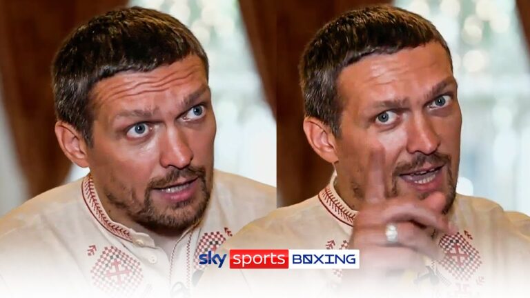 Usyk reacts to Tyson Fury saying their fight was 'TOO EASY' 😳