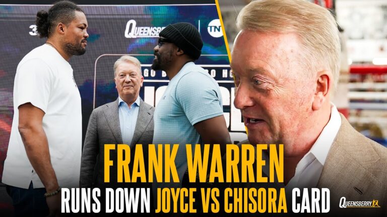 Frank Warren hints at ONE fight that could steal the Joe Joyce vs Derek Chisora limelight on July 27