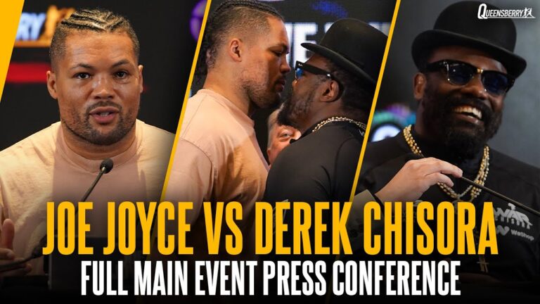 Main Event Press Conference | Heavyweight Clash | Joe Joyce vs Derek Chisora