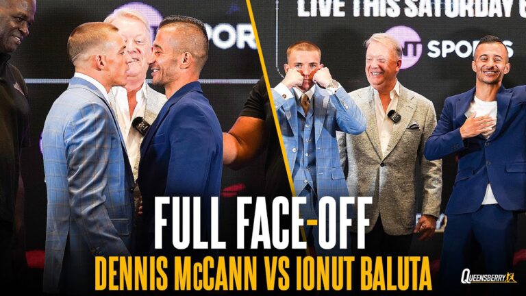 Dennis McCann vs Ionut Baluta exchange words in a trash talk heavy face-off 🤬