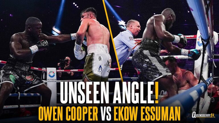 WHAT A FIGHT!🔥| Ringside highlights of Ekow Essuman vs Owen Cooper as both men KNOCKED DOWN 🤯