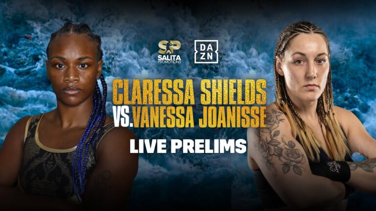 CLARESSA SHIELDS VS. VANESSA JOANISSE PRELIMS LIVESTREAM