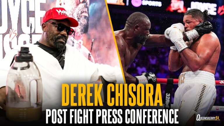 FULL Post Fight Press Conference | Derek Chisora after beating Joe Joyce in 10 rounds of all out war