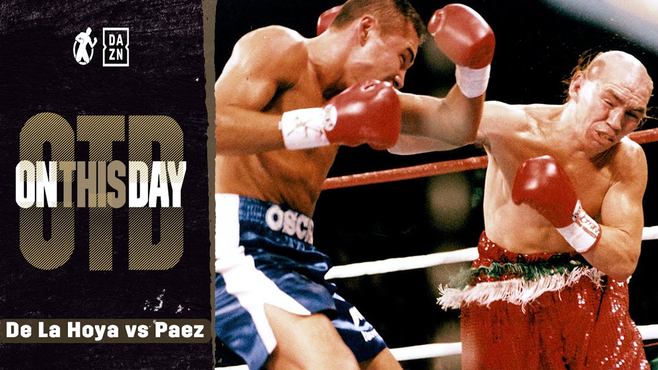 On This Day | Jorge Paez vs Oscar De La Hoya! 30 Years Ago The Golden Boy Became A 2 Division Champ!