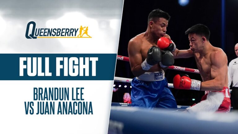 FULL FIGHT | Brandun Lee vs Juan Anacona | US star Brandun Lee excites in Queensberry & UK debut