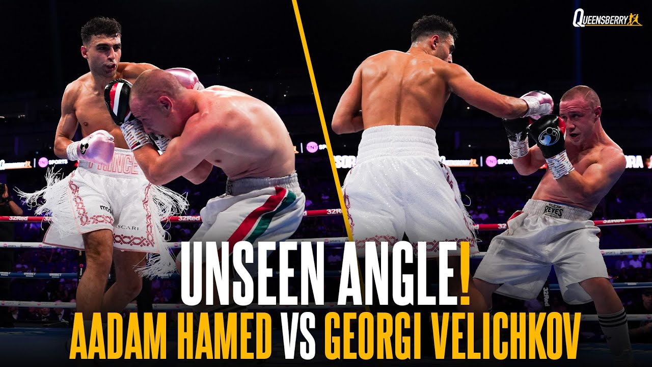 DOING HIS FATHER PROUD! 🥊 | Unseen angle | Aadam Hamed Queensberry debut 👀