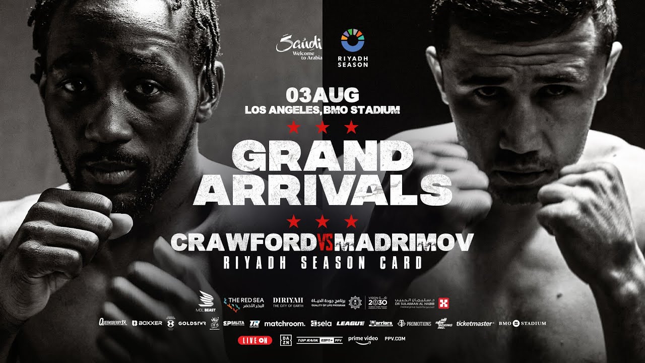 Terence Crawford Vs Israil Madrimov & Undercard Grand Arrivals