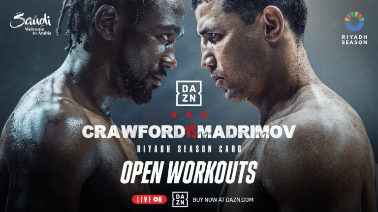 LIVE OPEN WORKOUT! Terence Crawford Vs Israil Madrimov & Undercard #RiyadhSeason