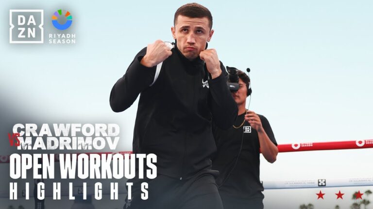 Open Workouts Highlights | Riyadh Season Card Feat. Terence Crawford vs. Israil Madrimov