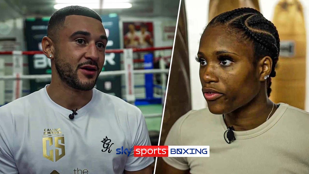 Caroline Dubois and Callum Simpson visit Barnsley Star Abc boxing gym 🥊