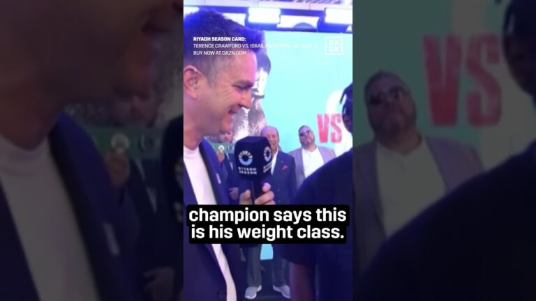 Terence “Bud” Crawford on moving up to 154 for the first time 😤