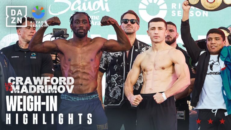Weigh In Highlights | Riyadh Season Card Feat. Terence Crawford vs. Israil Madrimov