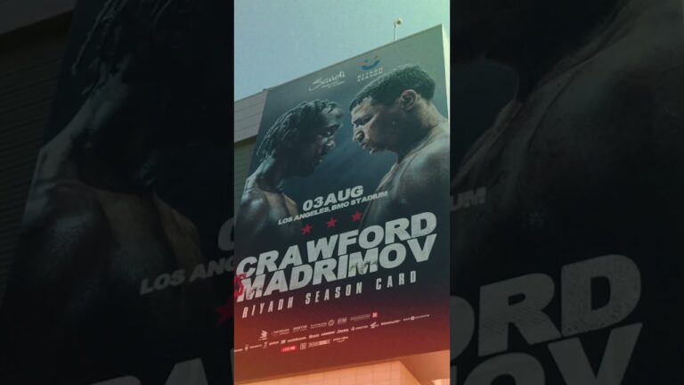 The Stage Is Set 🏟️ Crawford Vs Madrimov At BMO Stadium, LA