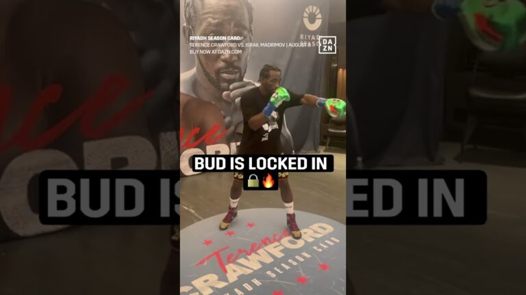 Terence Crawford is locked in 🔒🔥