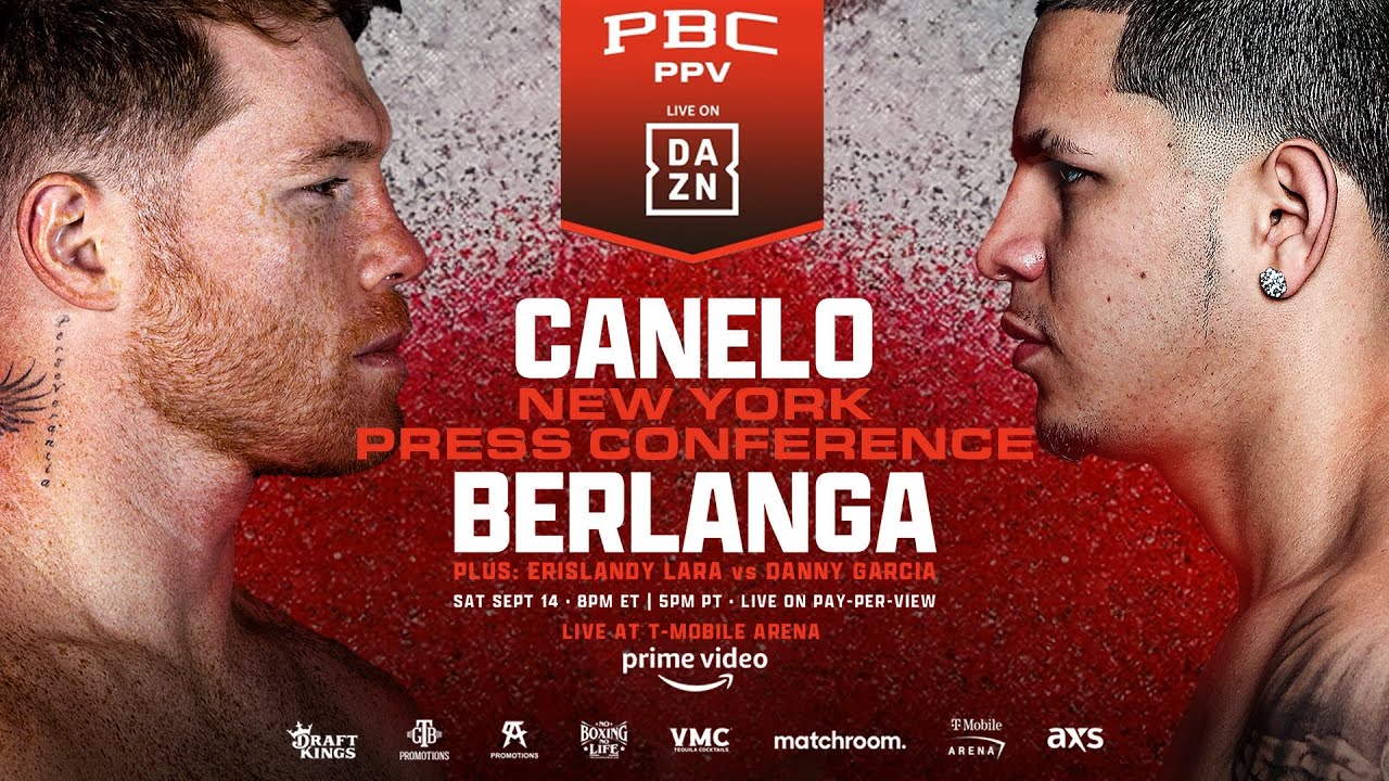Canelo Alvarez Vs Edgar Berlanga New York Launch Press Conference