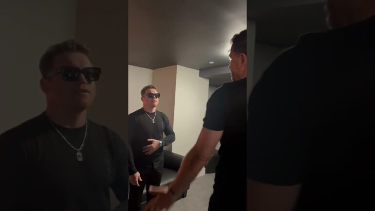 “You've Been Talking About Me All Week!” – Canelo Tells Eddie Hearn 👀