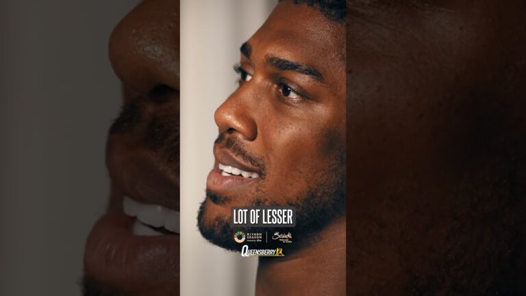 Are we seeing a  Anthony Joshua? 🤔