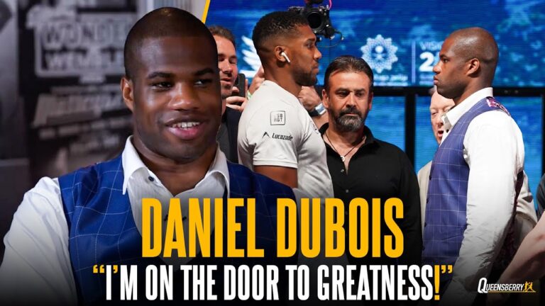 “I'M ON THE DOOR TO GREATNESS!” | Daniel Dubois vows to “dethrone” Anthony Joshua at Wembley 👑❌