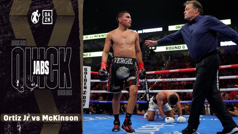 Quick Jabs | Vergil Ortiz Jr vs Michael McKinson! Vergil's Longest Fight To Date! ((BEST MOMENTS))