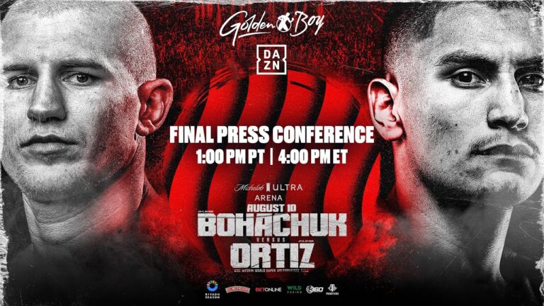 Serhii Bohachuk vs. Vergil Ortiz Jr. | FINAL PRESS CONFERENCE