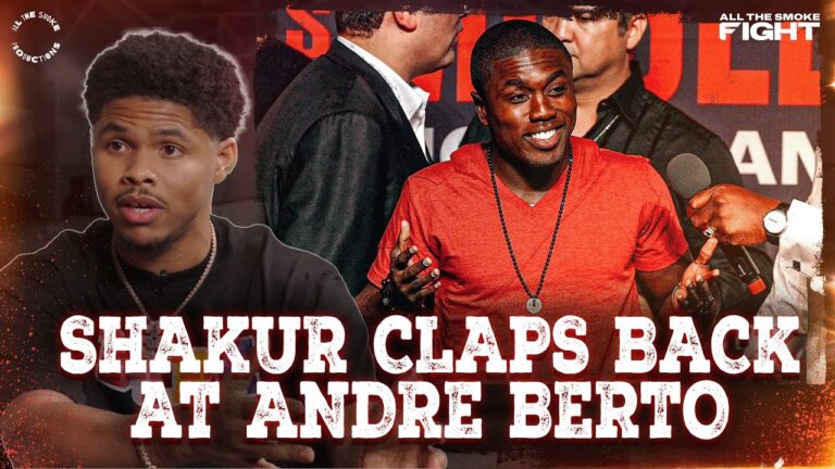 Shakur Stevenson On Andre Berto Beef: “I Can't Respect That” | ATS Fight