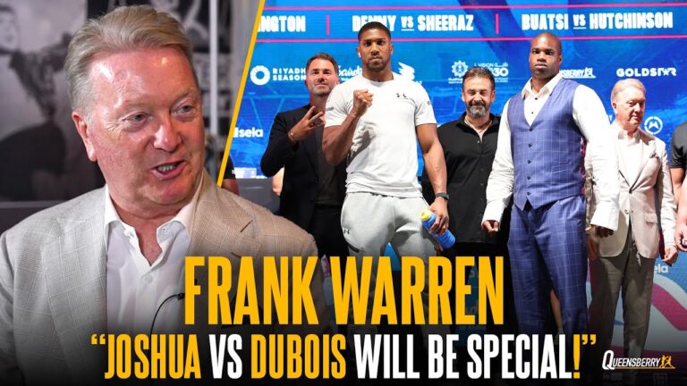 “JOSHUA VS DUBOIS WILL BE SPECIAL!” 🤩 | Frank Warren on huge Wembley card and Dubois relationship