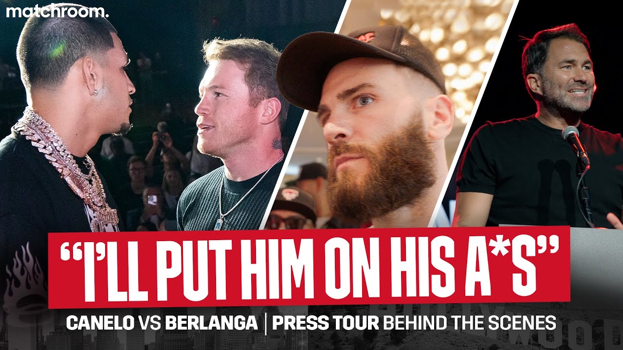 Canelo Alvarez Vs Edgar Berlanga 🎥 Behind The Scenes On Press Tour 🍿