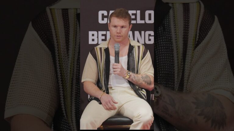 #Canelo has been fueled by this press tour and he's fired-up to deliver a beating #CaneloBerlanga