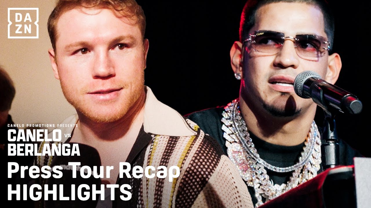 Mexico vs. Puerto Rico is ON 🇲🇽💪🇵🇷 | Canelo Alvarez vs. Edgar Berlanga Press Tour Highlights