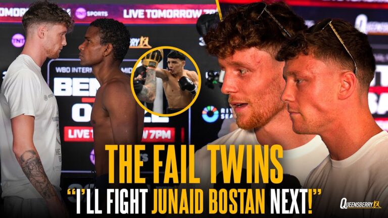 “I'll fight him next!” | The Fail Twins explain Junaid Bostan bad blood after York Hall clash!