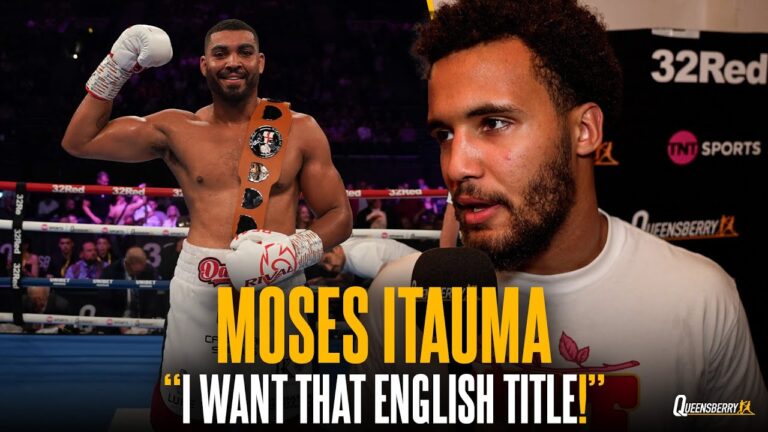 “I want that English Title!” | Moses Itauma calls out English Champ Sol Dacres after fight ordered