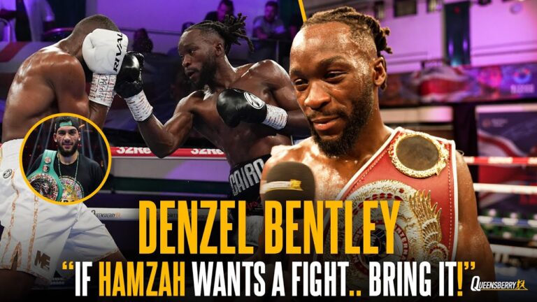 “If Hamzah wants a fight.. Bring it!” | Denzel Bentley eyes Wembley Middleweight clash after KO win