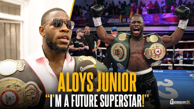 “I'm a future superstar!” | Aloys Junior vows this is only the beginning after winning first titles