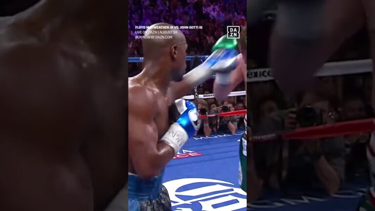 Was Floyd Mayweather's Performance Against Canelo His Best Ever? 🤔 #shorts