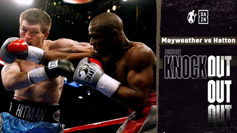 KO | Floyd Mayweather vs Ricky Hatton! Britts Out In Full Support, But Nothing Floyd Can't Handle!