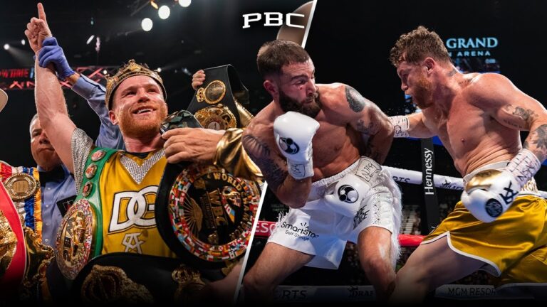 THE MOMENT Canelo Alvarez Became the First -Ever Undisputed Super Middleweight World Champion