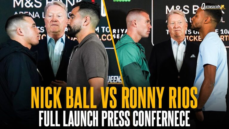 FULL PRESS CONFERENCE | Nick Ball vs Ronny Rios' WBC World Featherweight Championship Homecoming