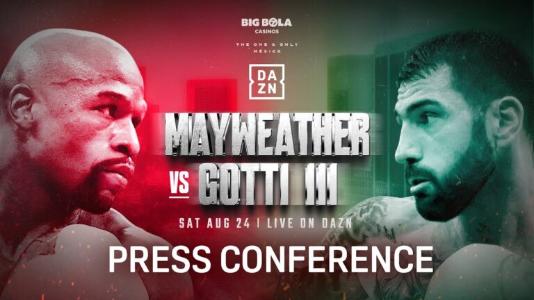 FLOYD MAYWEATHER VS. JOHN GOTTI III PRESS CONFERENCE LIVESTREAM