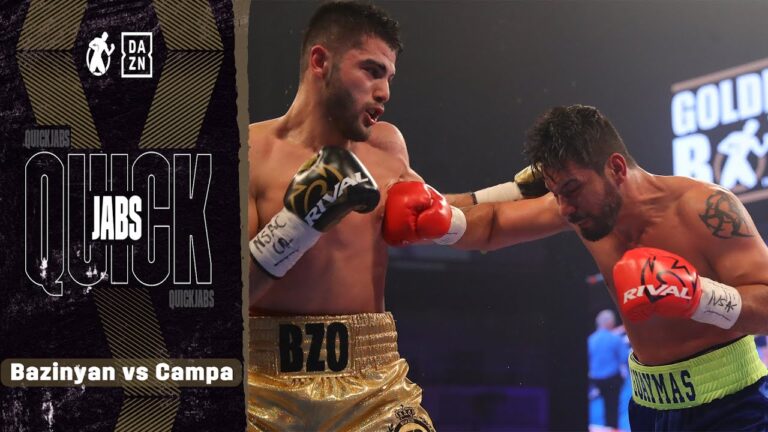 Quick Jabs | Erik Bazinyan vs Alan Campa! BZO Gets Tough Rounds In His Golden Boy Debut!
