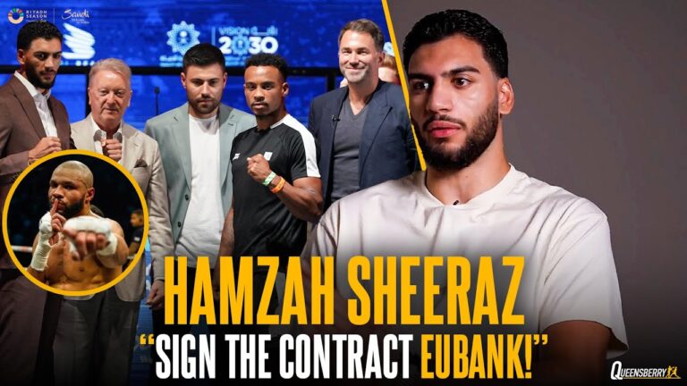 â€œSign the contract EUBANK!â€ | Hamzah Sheeraz RAW on his rivals and “banana skin” Tyler Denny fight 👀
