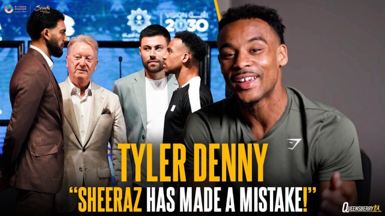 â€œSheeraz has made a mistake!â€ 😤 | Tyler Denny sends warning ahead of huge Wembley showdown