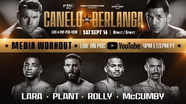 Canelo vs. Berlanga PPV Undercard Las Vegas Media Workout | WATCH LIVE